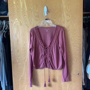 American Eagle Long Sleeve Blouse